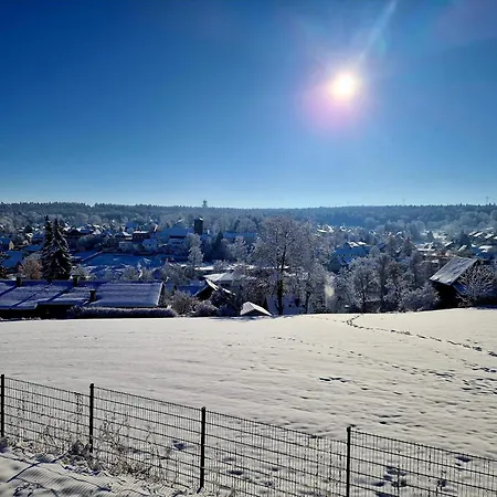 Modernes Panorama-Domizil Appartement Schömberg Buitenkant foto